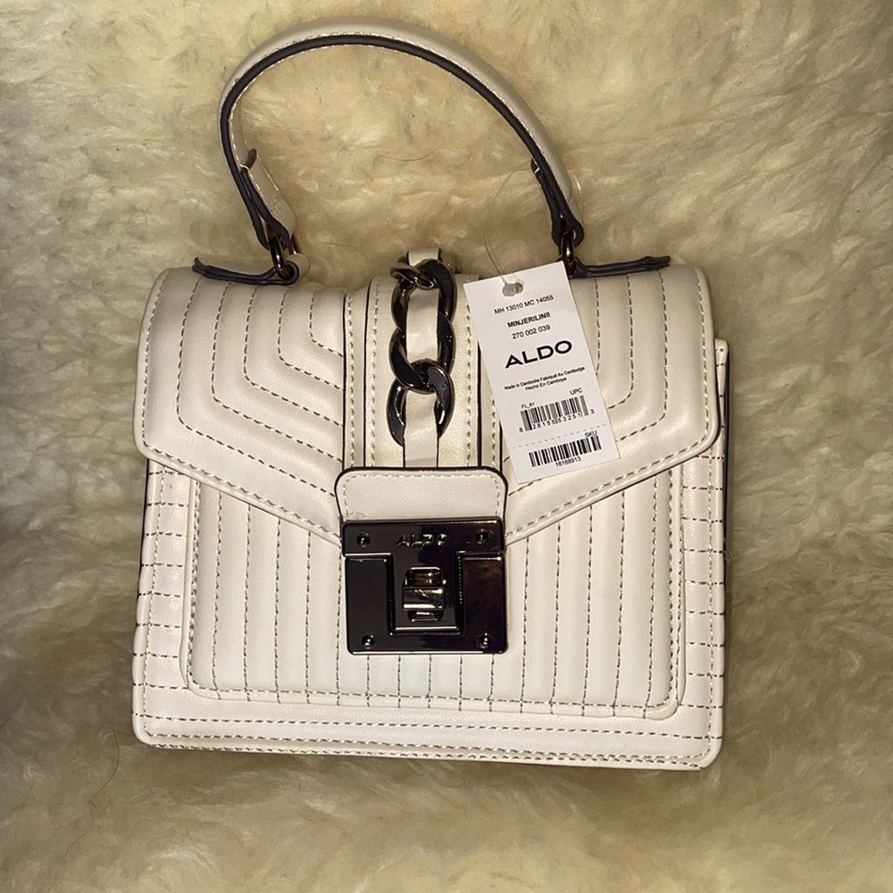 Aldo Cream Crossbody Bag
